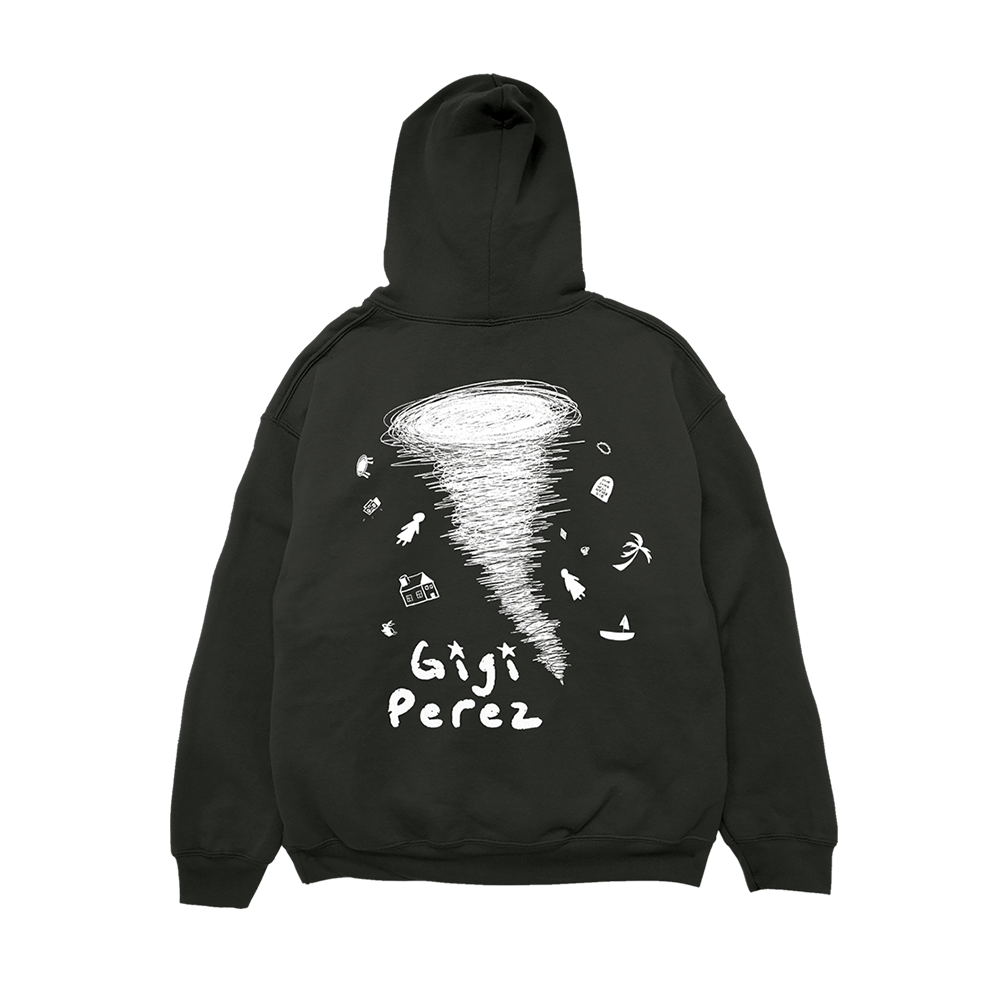Gigi Perez Tornado Black Hoodie Back